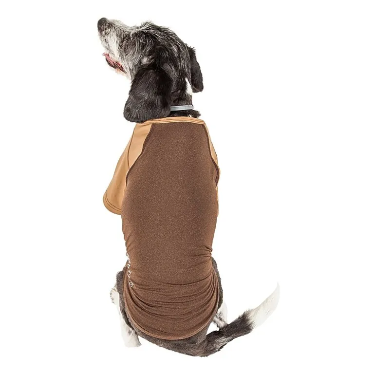 Pet Life ® Active 'Hybreed' 4-Way Stretch Two-Toned Performance Dog T-Shirt