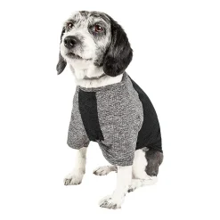 Pet Life ® Active 'Hybreed' 4-Way Stretch Two-Toned Performance Dog T-Shirt