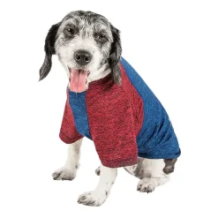 Pet Life ® Active 'Hybreed' 4-Way Stretch Two-Toned Performance Dog T-Shirt