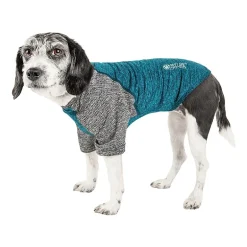 Pet Life ® Active 'Hybreed' 4-Way Stretch Two-Toned Performance Dog T-Shirt