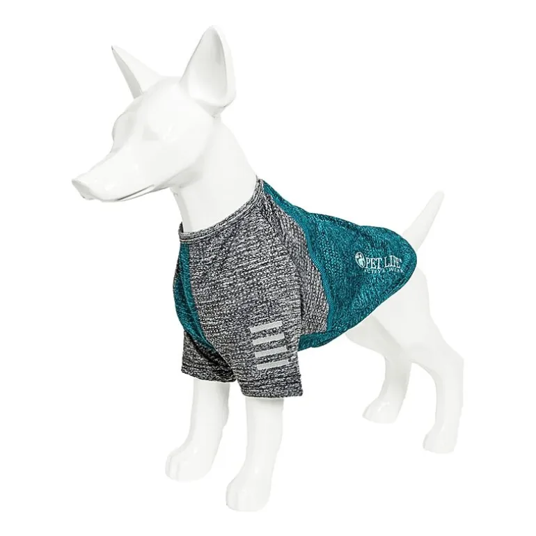 Pet Life ® Active 'Hybreed' 4-Way Stretch Two-Toned Performance Dog T-Shirt