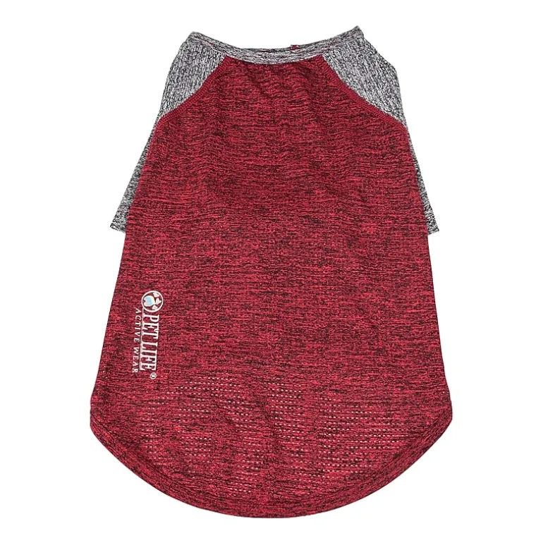 Pet Life ® Active 'Hybreed' 4-Way Stretch Two-Toned Performance Dog T-Shirt