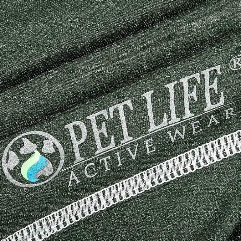 Pet Life ® Active 'Racerbark' 4-Way Stretch Performance Active Dog Tank Top T-Shirt