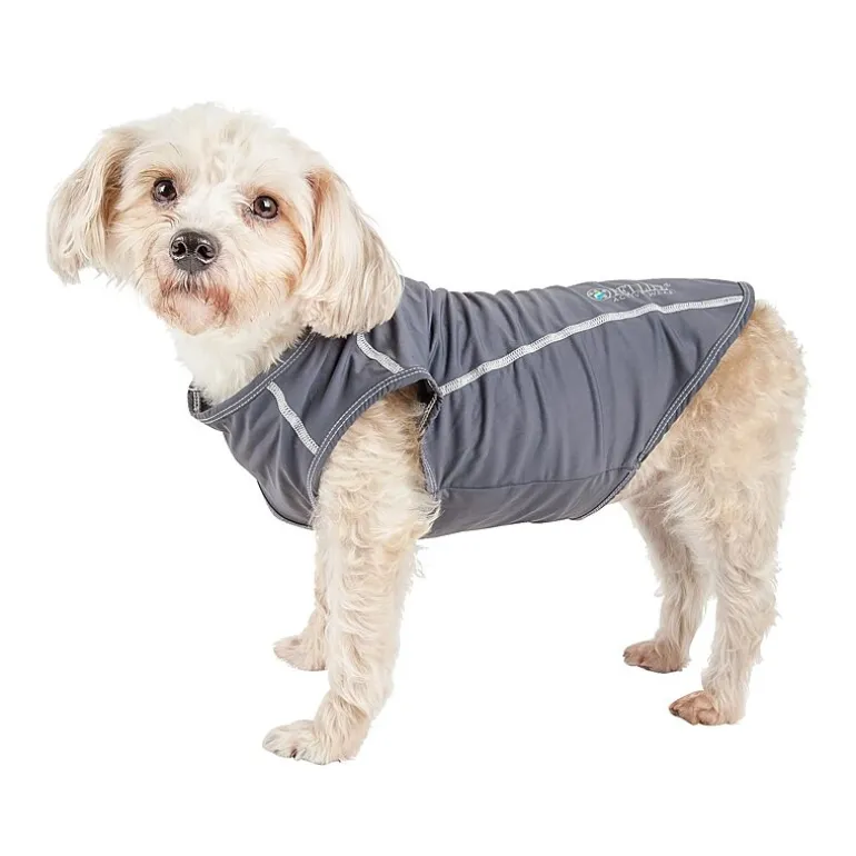 Pet Life ® Active 'Racerbark' 4-Way Stretch Performance Active Dog Tank Top T-Shirt
