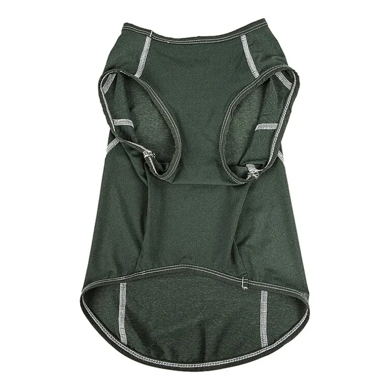 Pet Life ® Active 'Racerbark' 4-Way Stretch Performance Active Dog Tank Top T-Shirt