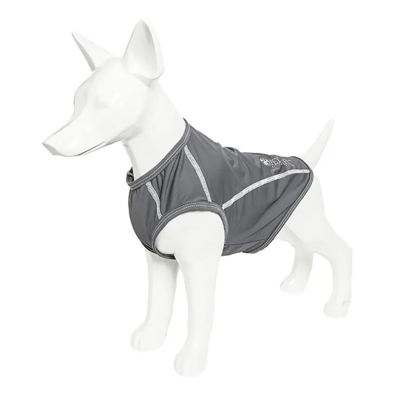 Pet Life ® Active 'Racerbark' 4-Way Stretch Performance Active Dog Tank Top T-Shirt