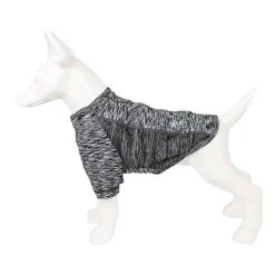 Pet Life ® Active 'Warf Speed' Heathered Ultra-Stretch Sporty Performance Dog T-Shirt