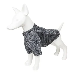 Pet Life ® Active 'Warf Speed' Heathered Ultra-Stretch Sporty Performance Dog T-Shirt