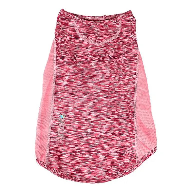 Pet Life ® Active 'Warf Speed' Heathered Ultra-Stretch Sporty Performance Dog T-Shirt