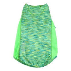 Pet Life ® Active 'Warf Speed' Heathered Ultra-Stretch Sporty Performance Dog T-Shirt