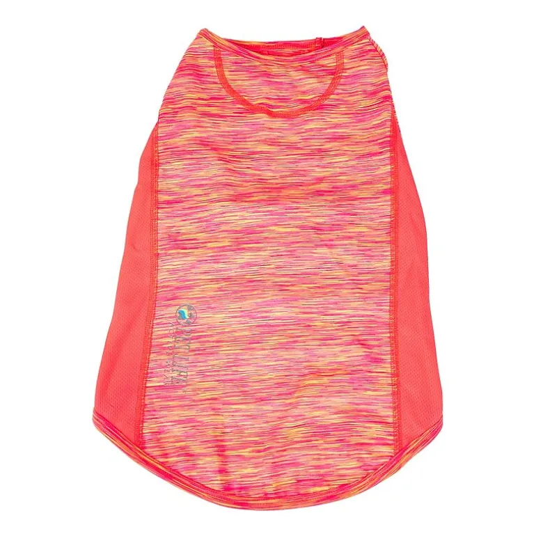 Pet Life ® Active 'Warf Speed' Heathered Ultra-Stretch Sporty Performance Dog T-Shirt