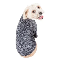 Pet Life ® Active 'Warf Speed' Heathered Ultra-Stretch Sporty Performance Dog T-Shirt