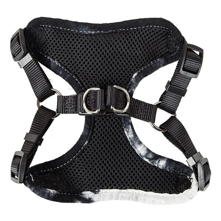 Pet Life Bonatied' Mesh Reversible And Breathable Adjustable W/ Designer Neck Tie Dog Harness
