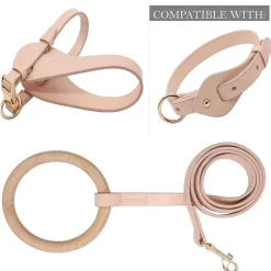 Pet Life Ever-Craft' Boutique Series Adjustable Designer Leather Dog Harness