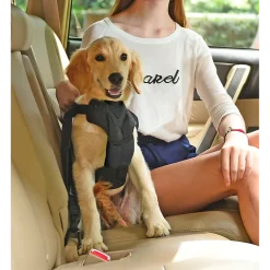 Pet Life Road-To-Safety Pet Dog Car Harness with Detachable Swivle Hook