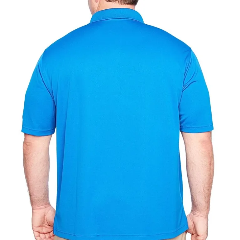PGA TOUR Airflux Big and Tall Mens Short Sleeve Polo Shirt