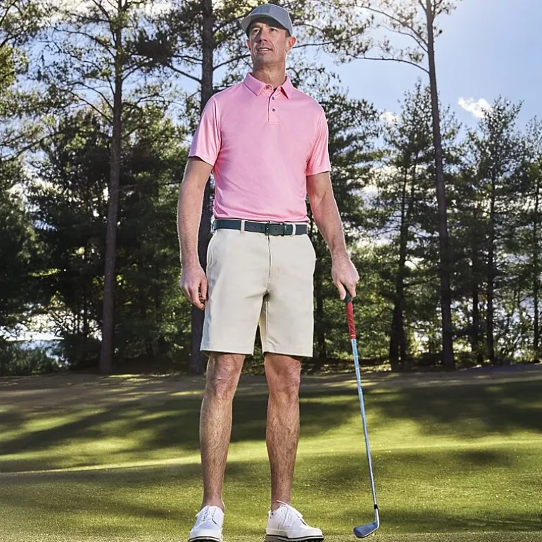 PGA TOUR Mens 9" Mid Rise Moisture Wicking Golf Short