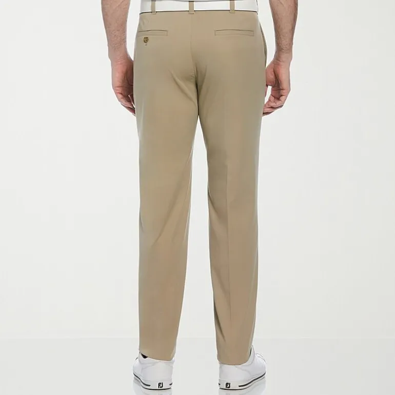 PGA TOUR Motionflux 360 Mens Comfort Waistband Moisture Wicking Straight Mid Rise Classic Fit Golf Pant