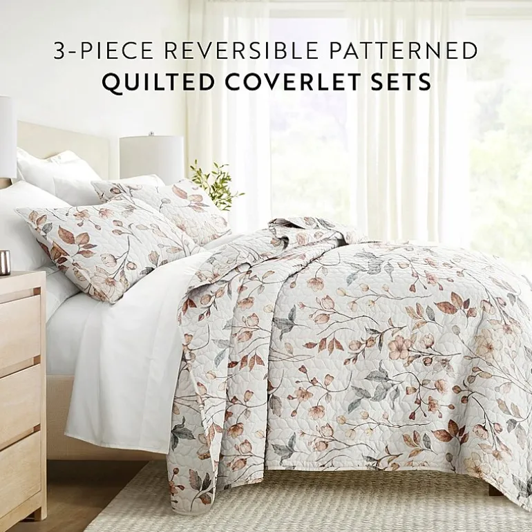 3 Piece All Season Lightweight Pattern Quilt Set