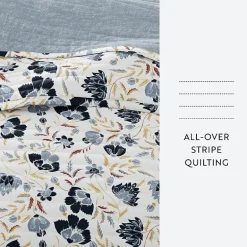 3 Piece All Season Lightweight Pattern Quilt Set