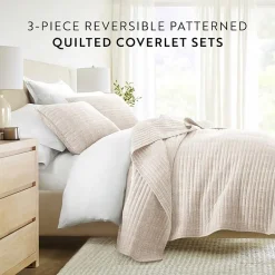 3 Piece All Season Lightweight Pattern Quilt Set