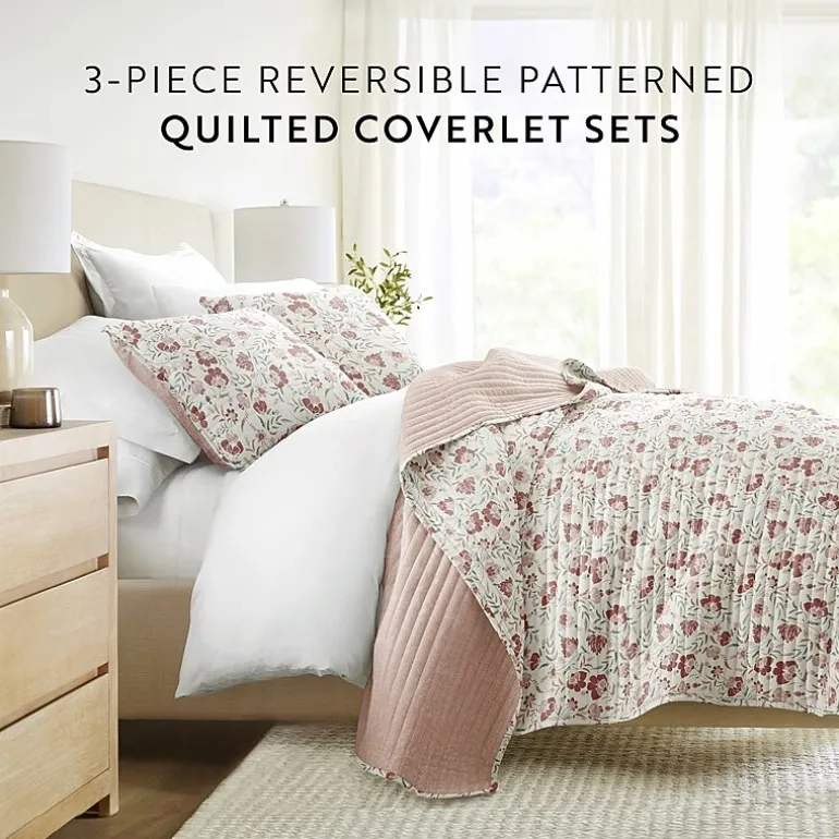 3 Piece All Season Lightweight Pattern Quilt Set
