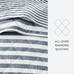 3 Piece All Season Lightweight Pattern Quilt Set
