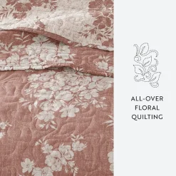 3 Piece All Season Lightweight Pattern Quilt Set
