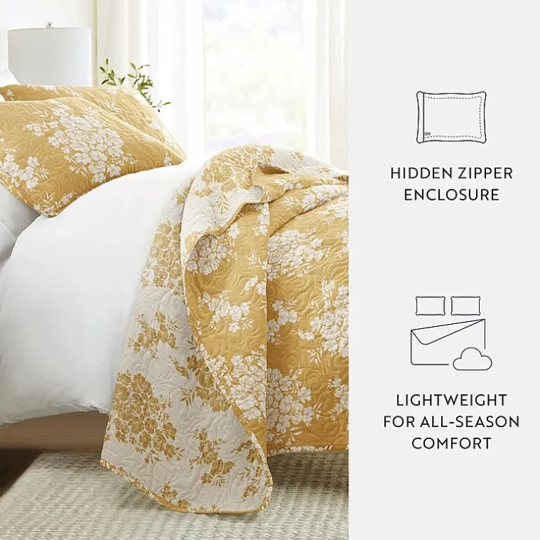 3 Piece All Season Lightweight Pattern Quilt Set