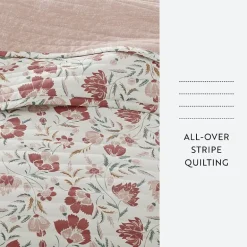 3 Piece All Season Lightweight Pattern Quilt Set