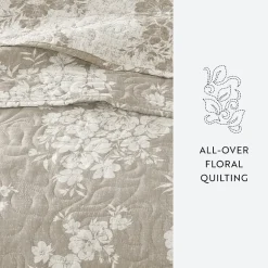 3 Piece All Season Lightweight Pattern Quilt Set