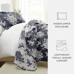 3 Piece All Season Lightweight Pattern Quilt Set