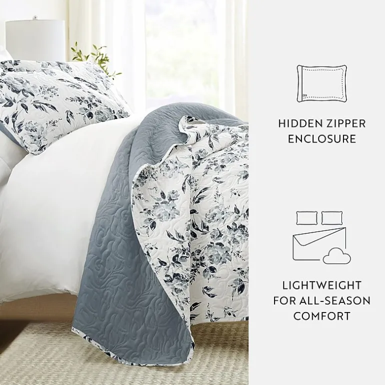 3 Piece All Season Lightweight Pattern Quilt Set