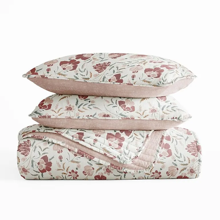 3 Piece All Season Lightweight Pattern Quilt Set