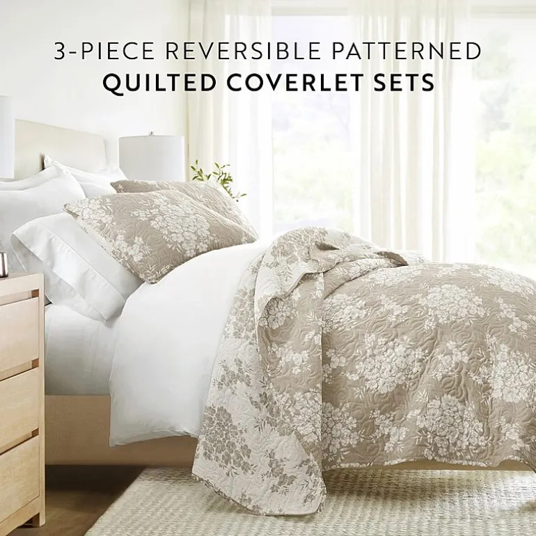 3 Piece All Season Lightweight Pattern Quilt Set