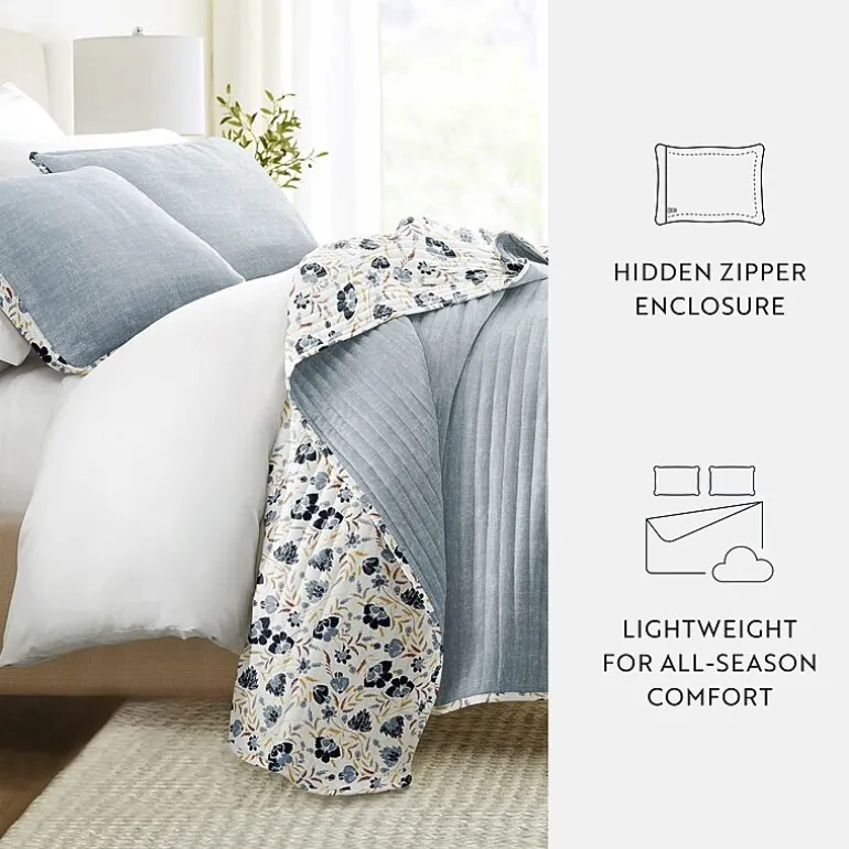 3 Piece All Season Lightweight Pattern Quilt Set