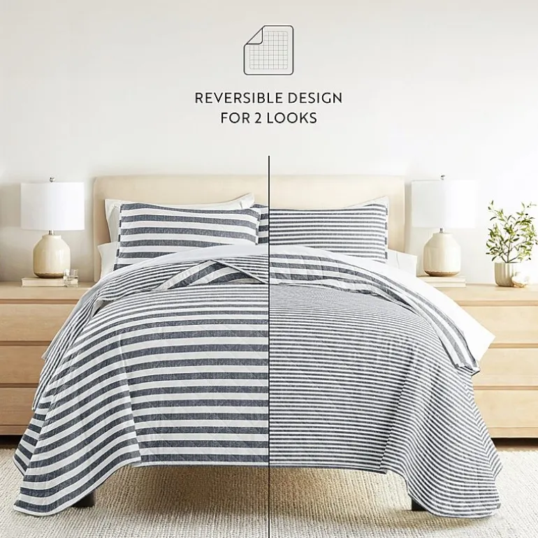 3 Piece All Season Lightweight Pattern Quilt Set