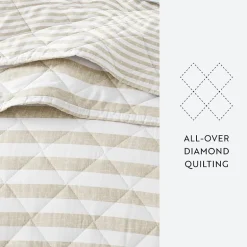 3 Piece All Season Lightweight Pattern Quilt Set