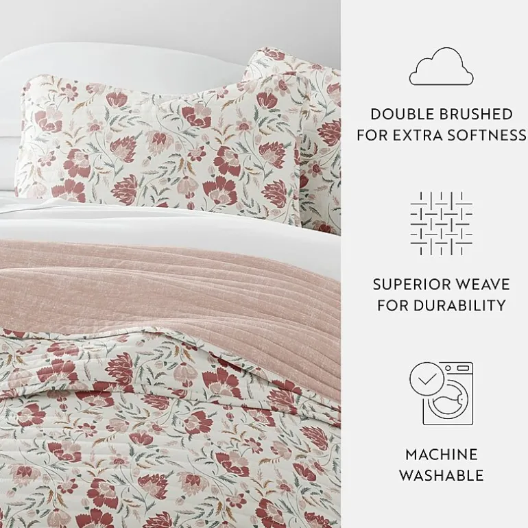 3 Piece All Season Lightweight Pattern Quilt Set