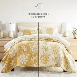 3 Piece All Season Lightweight Pattern Quilt Set