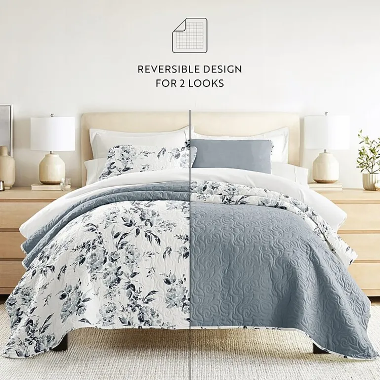 3 Piece All Season Lightweight Pattern Quilt Set