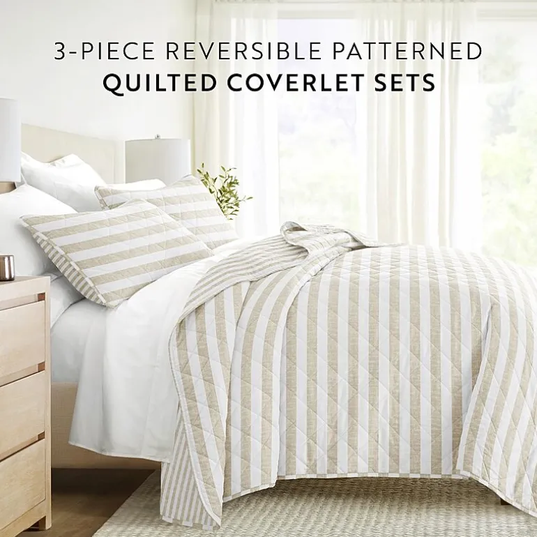 3 Piece All Season Lightweight Pattern Quilt Set