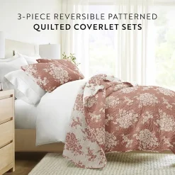 3 Piece All Season Lightweight Pattern Quilt Set