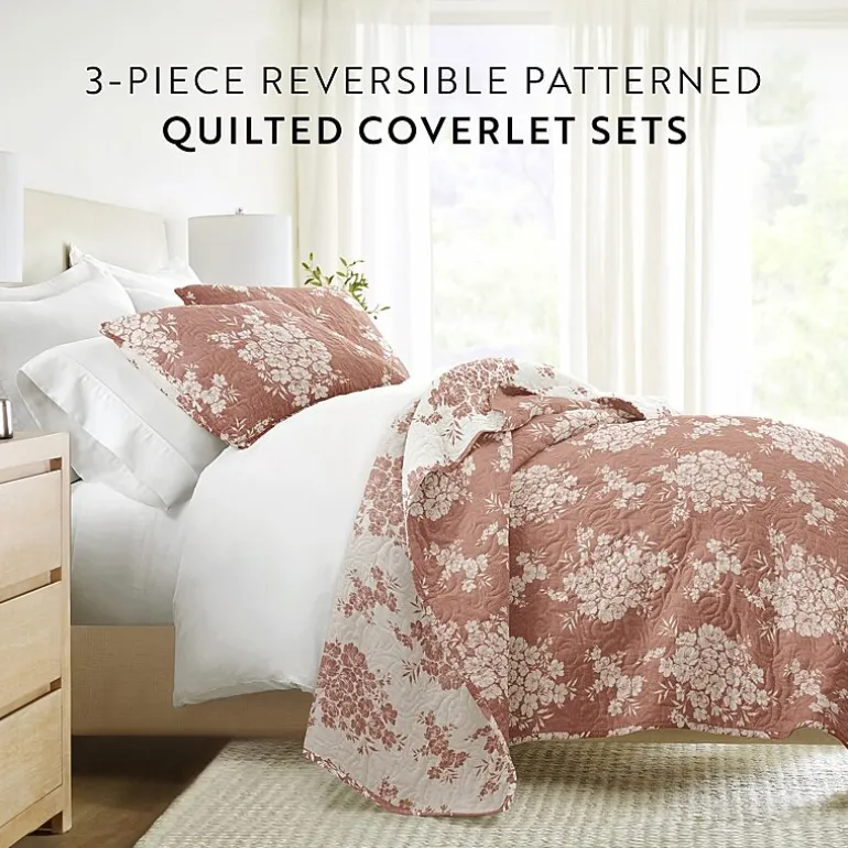 3 Piece All Season Lightweight Pattern Quilt Set