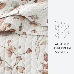 3 Piece All Season Lightweight Pattern Quilt Set