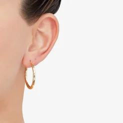 3 Piece 10K Gold Earring Set