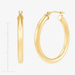 3 Piece 10K Gold  Earring Set