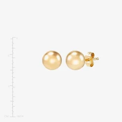3 Piece 10K Gold  Earring Set