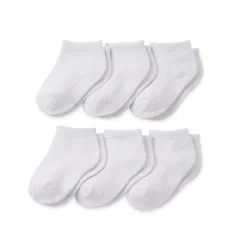 Piper & Jax Baby Boys 6 Pair Crew Socks