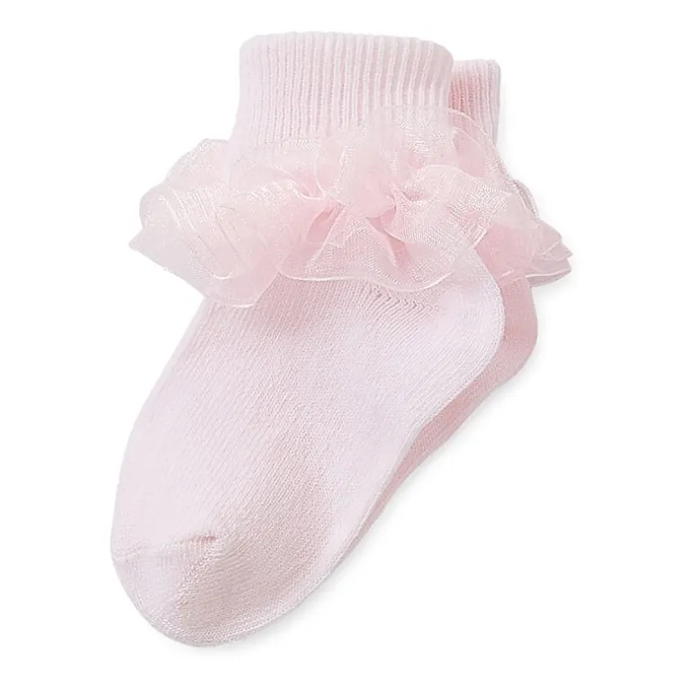 Piper & Jax Tutu Baby Girls 2 Pair Crew Socks